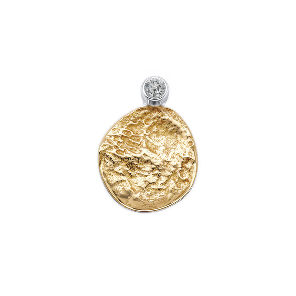 9ct Gold Element Stud Diamond Earrings