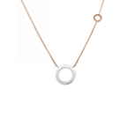 9ct Gold Double Circle Necklet