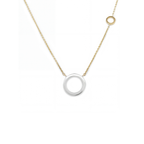 9ct Gold Double Circle Necklet