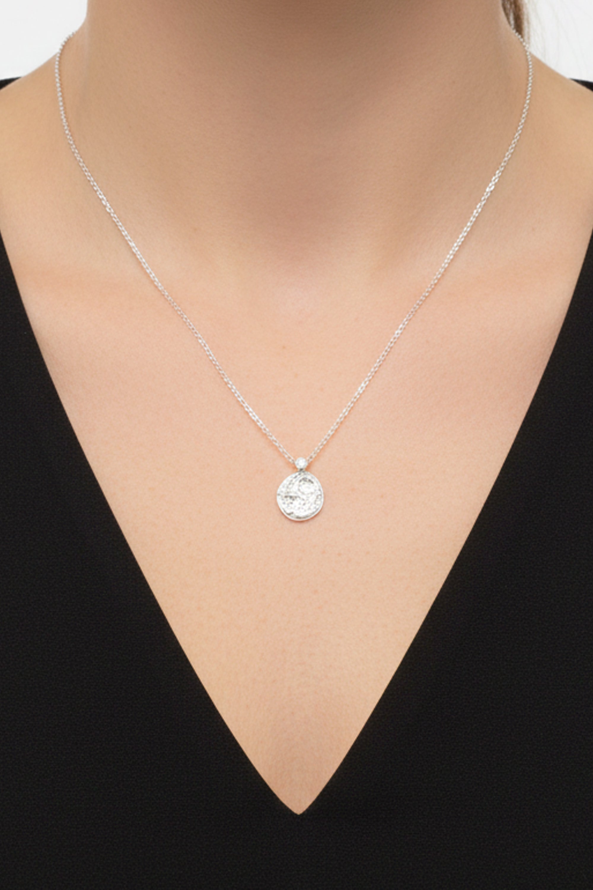 9ct Gold Elements Diamond Pendant