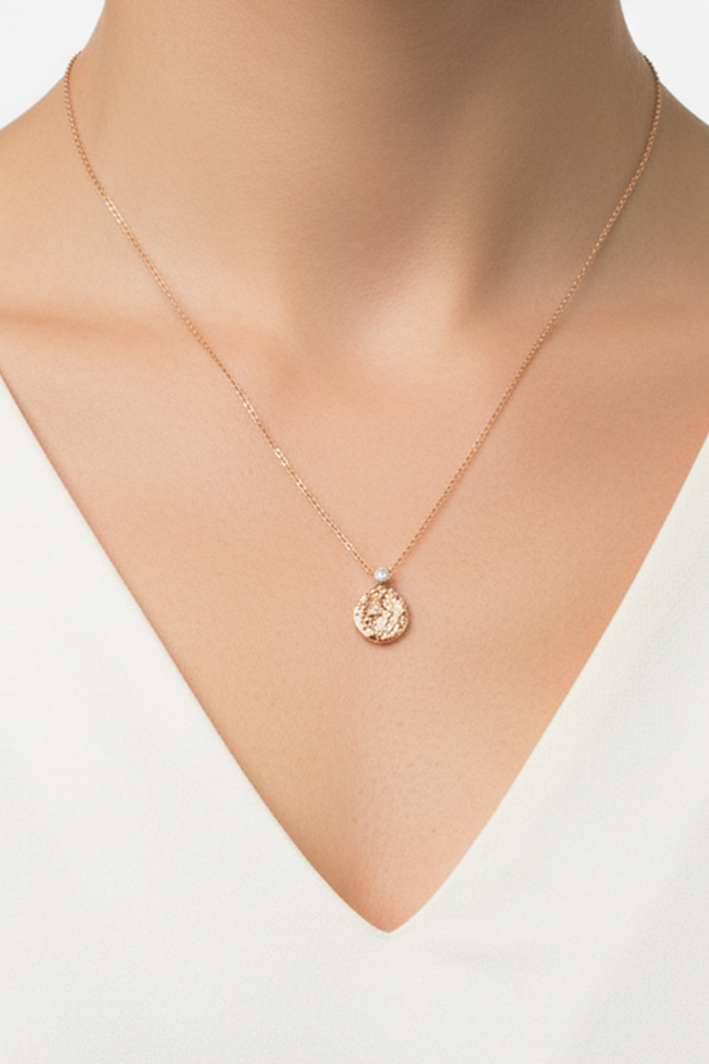 9ct Gold Elements Diamond Pendant