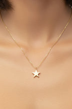 9ct Yellow Gold Large Star Pendant