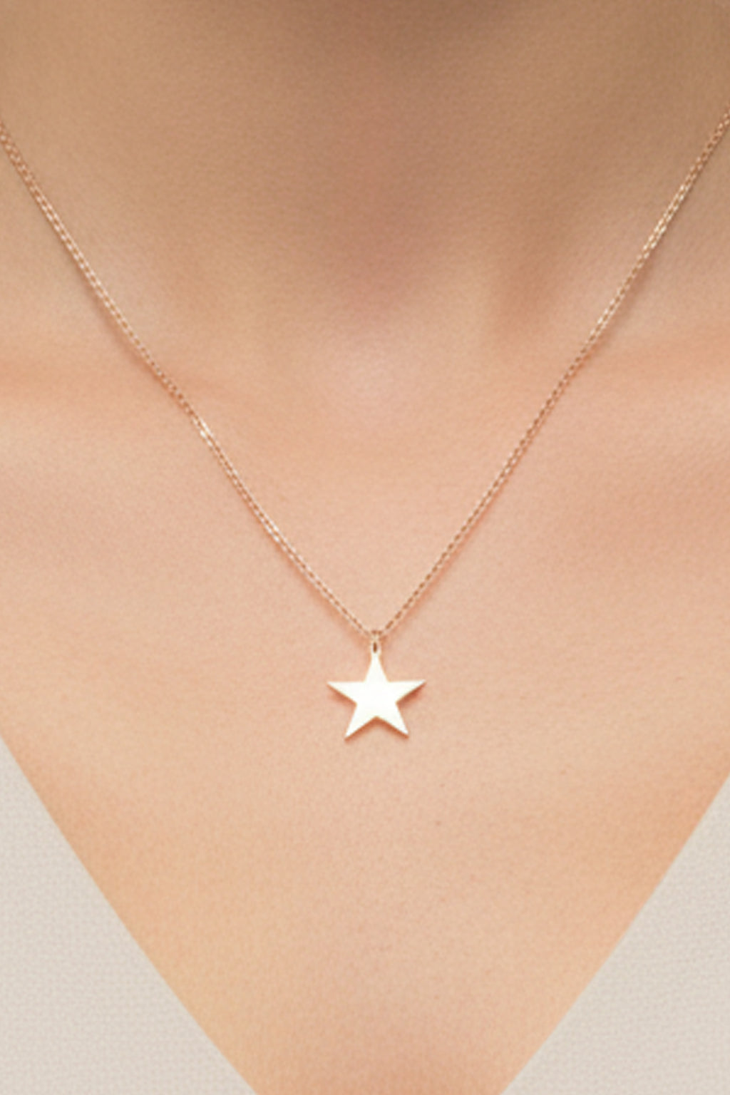 9ct Yellow Gold Large Star Pendant