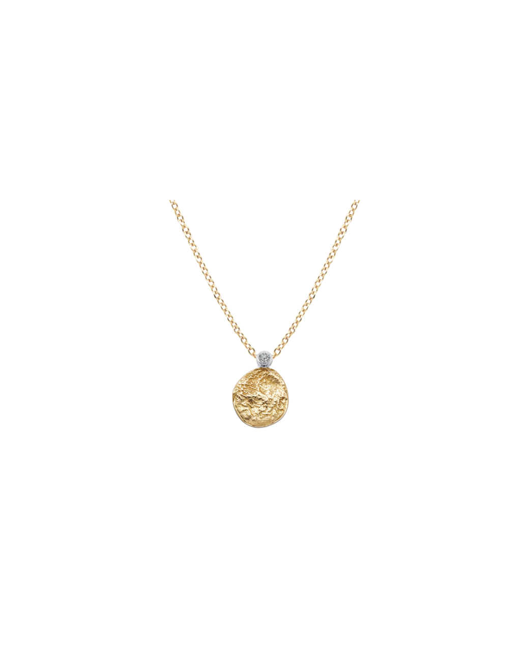 9ct Gold Elements Diamond Pendant