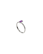9ct Gold Amethyst Stacking Ring