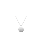 9ct Gold Large Round Diamond Set Pebble Pendant