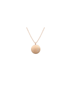 9ct Gold Large Round Diamond Set Pebble Pendant