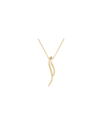 9ct Gold Double Wave Necklet