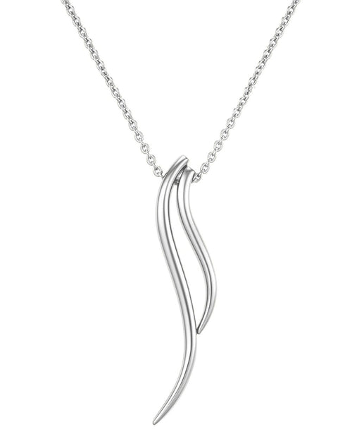 9ct Gold Double Wave Necklet