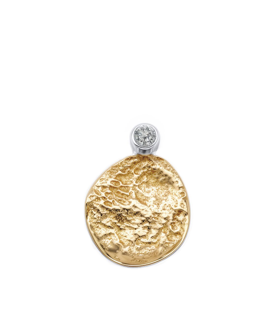 9ct Gold Element Stud Diamond Earrings