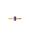 9ct Gold Amethyst Stacking Ring